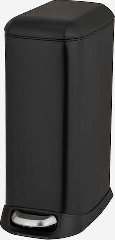 Wenko Treteimer in Schwarz: Vorderseite