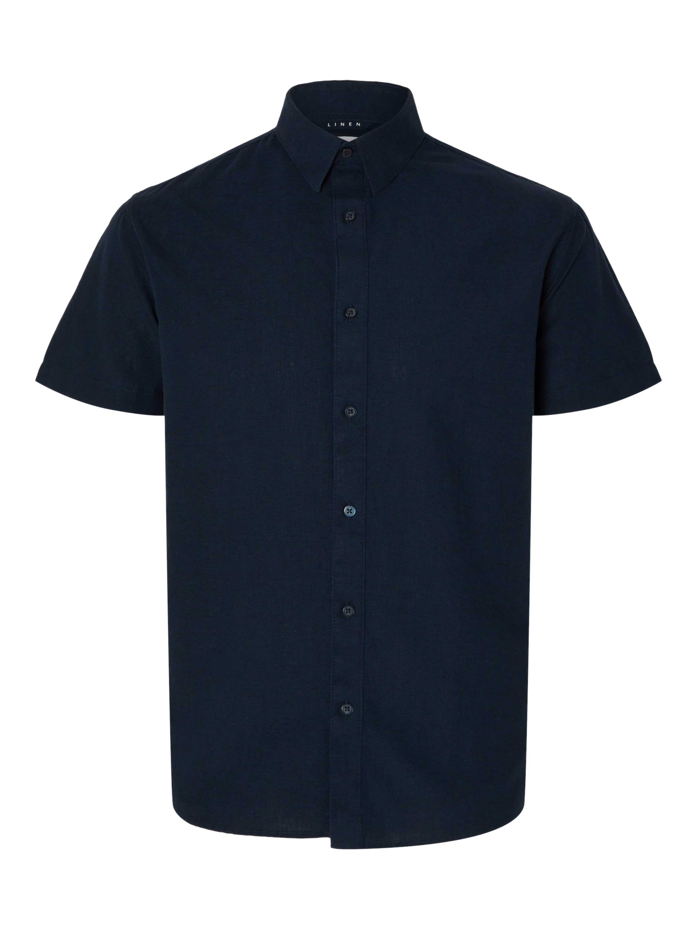 SELECTED Regular fit Button Up Shirt in Blue: front