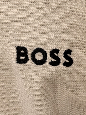 BOSS Home Long Bathrobe 'BLINEA' in Beige