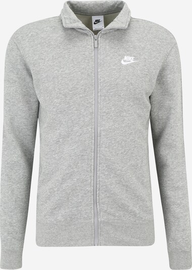 Nike Sportswear Mikina s kapucí - šedý melír / bílá, Produkt