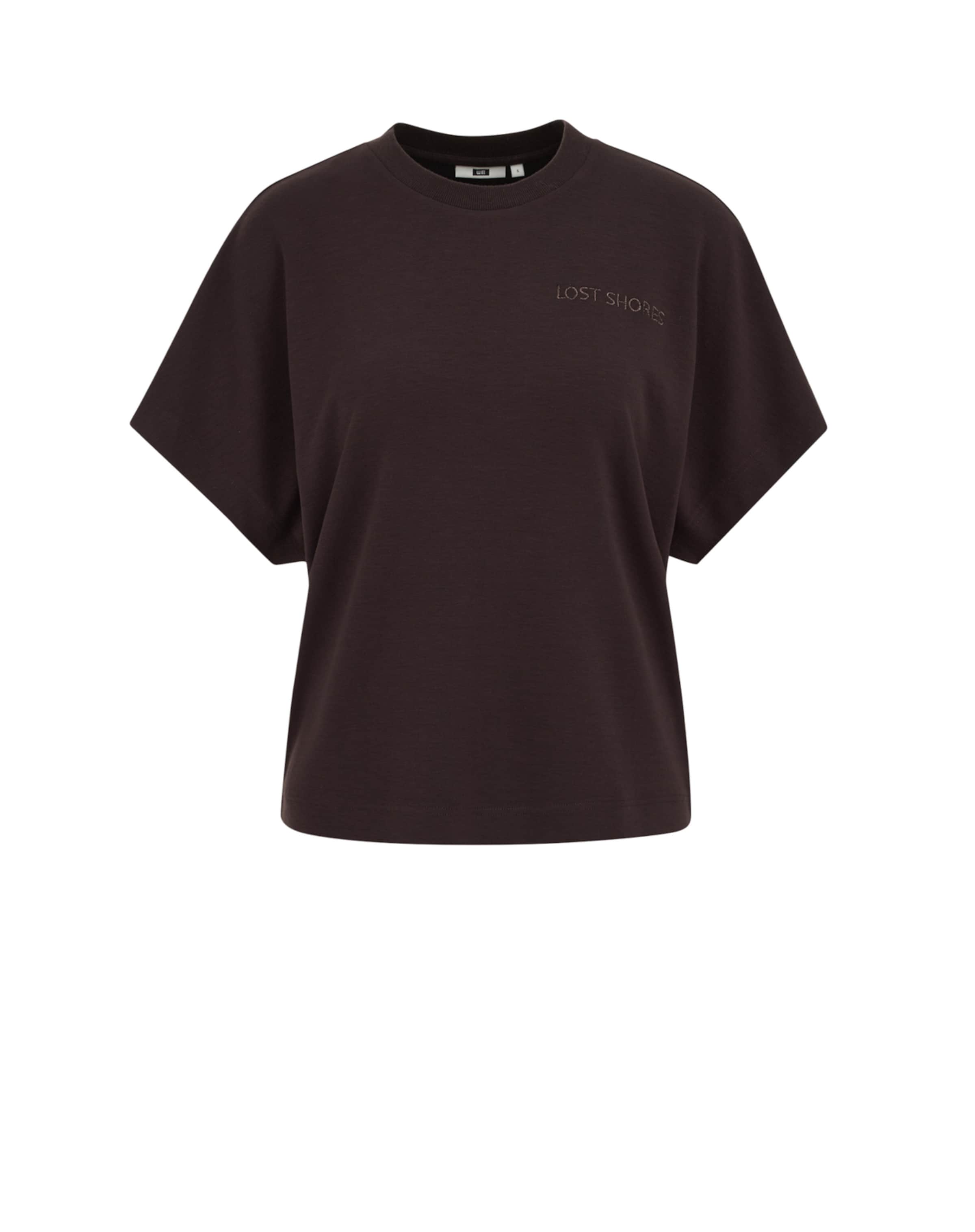 WE Fashion Paita värissä ruskea: etupuoli