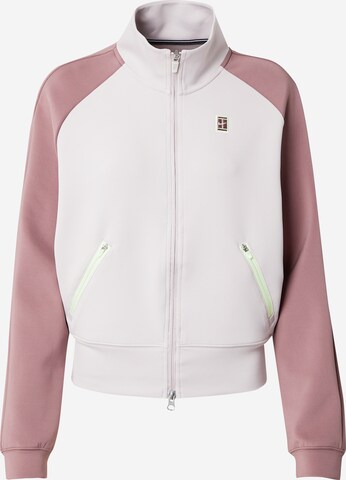 NIKE Sportief sweatvest in Lila: voorkant