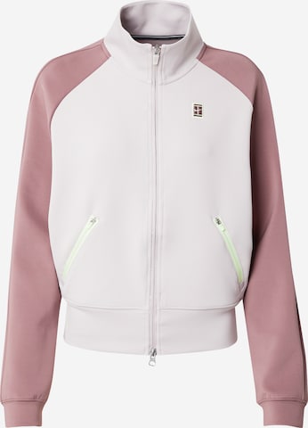 NIKE Sportief sweatvest in Lila: voorkant