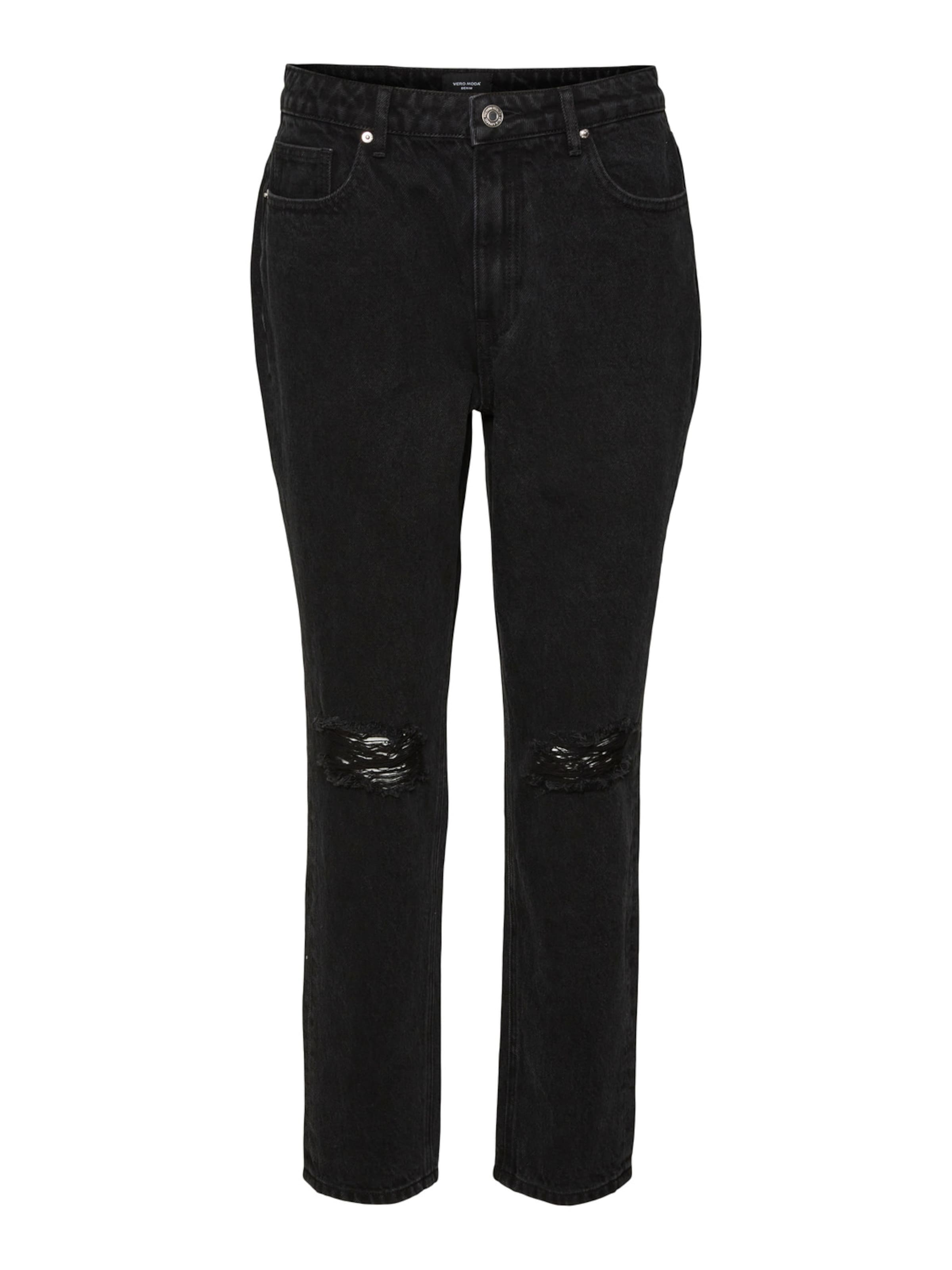 VERO MODA - regular Vaquero 'Joana' en negro: frente