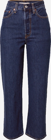 LEVI'S Jeans 'RIBCAGE STRAIGHT ANKLE DARK INDIGO - FLAT FINISH' i blå: forside
