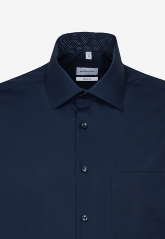 SEIDENSTICKER Regular fit Business Shirt ' Regular ' in Blue