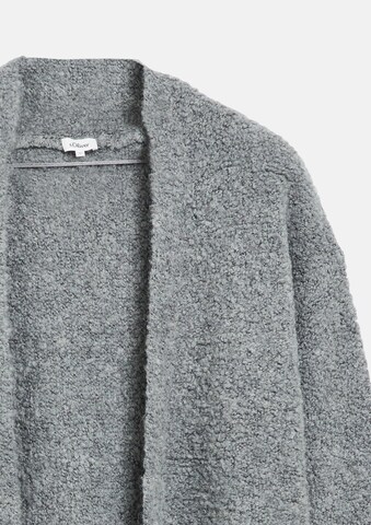 s.Oliver Strickmantel in Grau: Vorderseite