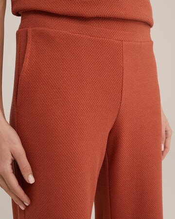 Loosefit Pantalon WE Fashion en marron