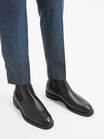 SELECTED HOMME Chelsea Boots 'Blake' in Schwarz