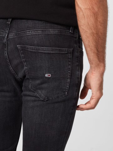 Tommy Jeans Slimfit Jeans 'Scanton' in Schwarz