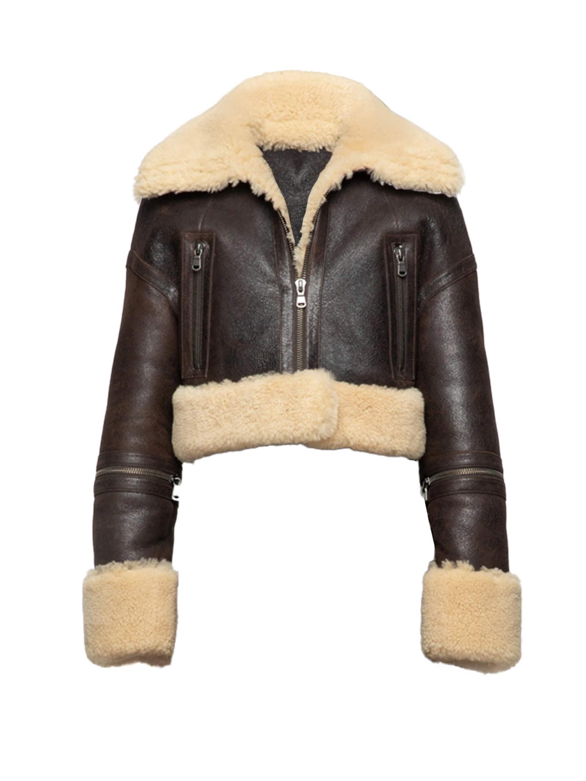 Veste d’hiver 'Mari' VESPUCCI BY VSP en marron : devant