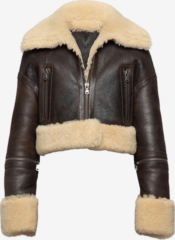 VESPUCCI BY VSP Winterjacke 'Mari' in Braun: Vorderseite