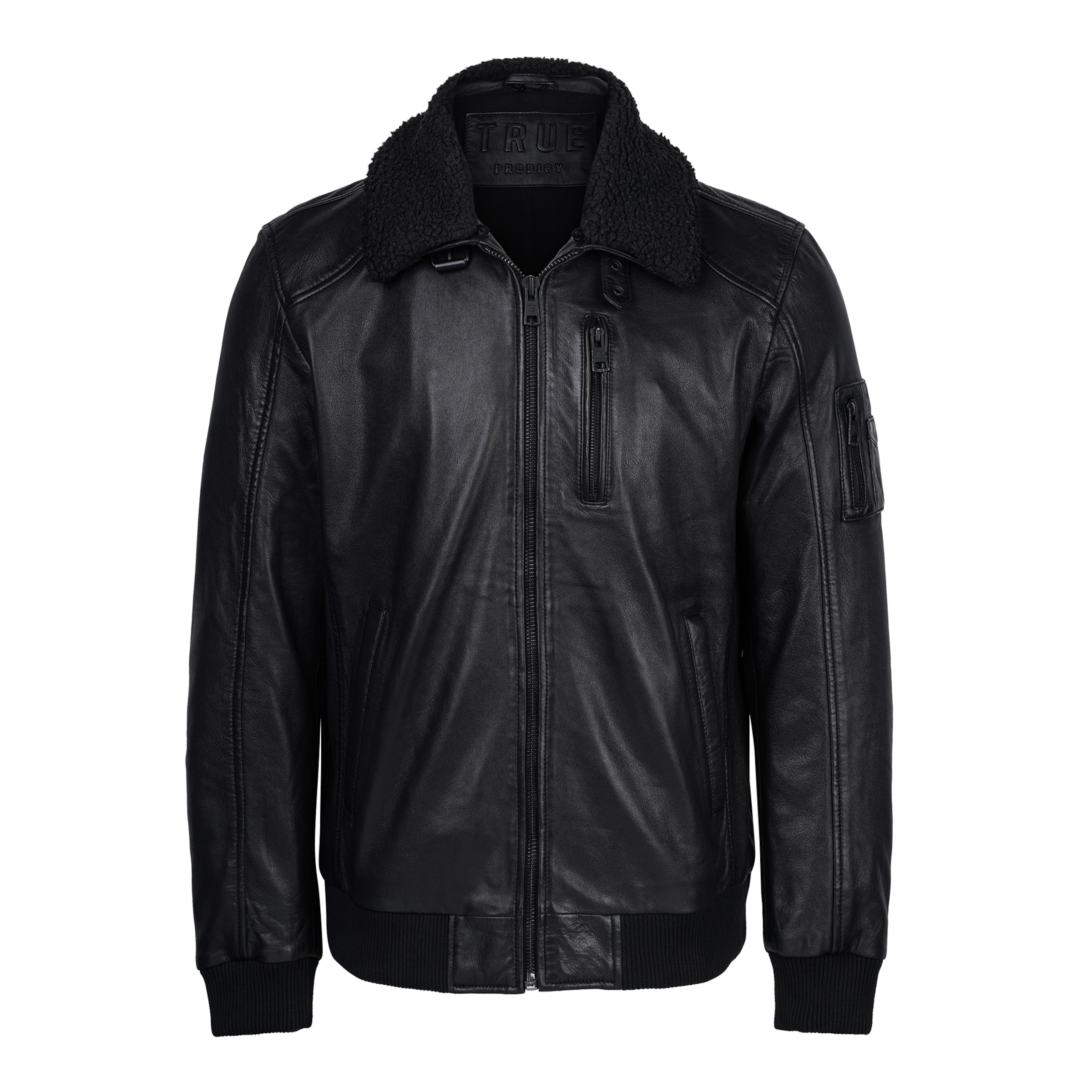 trueprodigy - Chaqueta de entretiempo 'Blaze' en negro: frente
