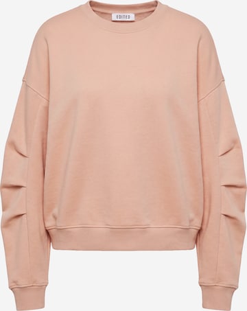EDITED Sweatshirt 'Caio' in Pink: front