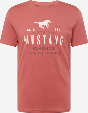 MUSTANG Shirt 'Alex' in Red: front