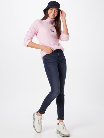 Tommy Jeans Slimfit Kavbojke 'Nora' | modra barva