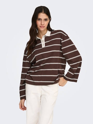 T-shirt 'JDYLINE' JDY en marron : devant