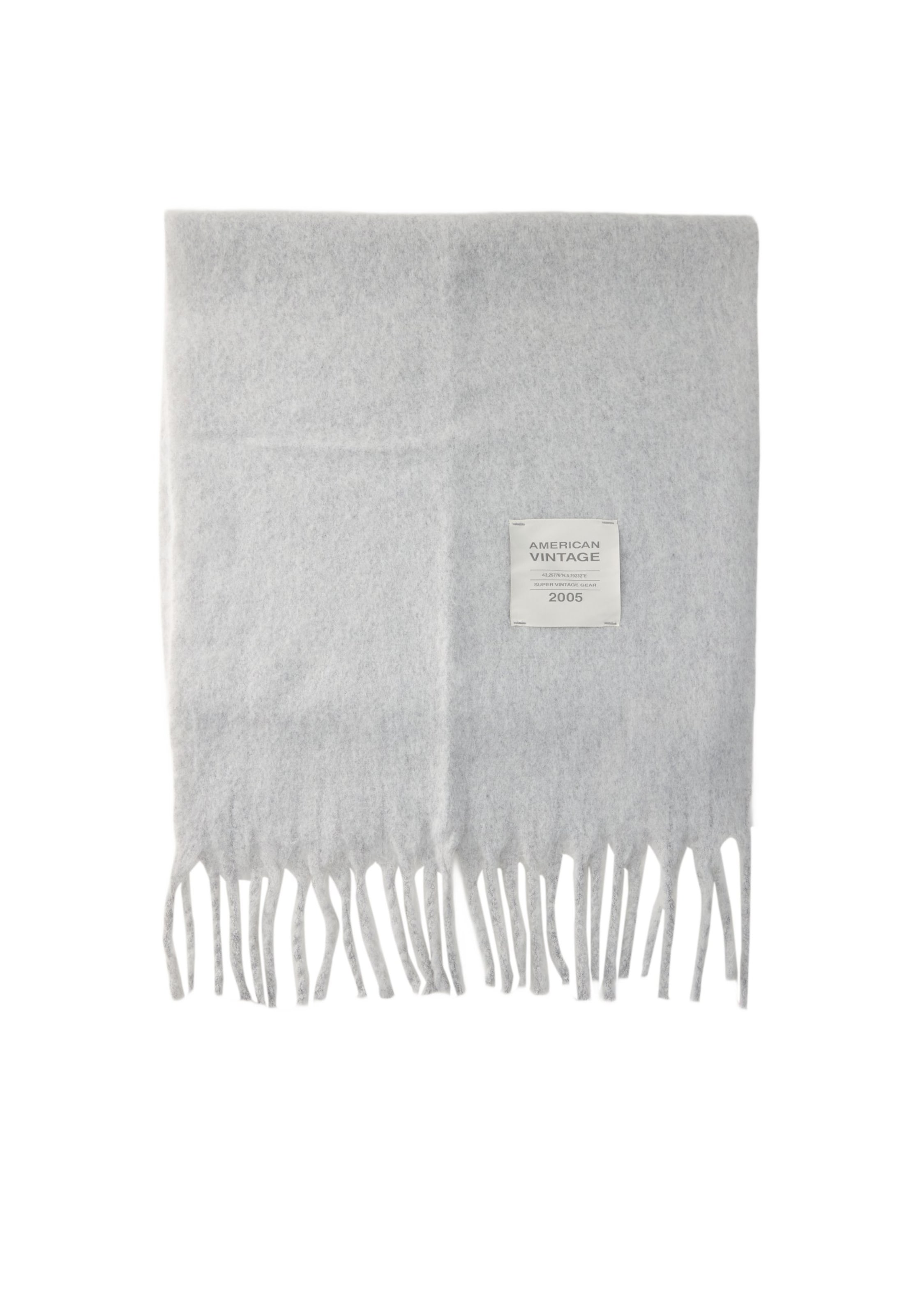 AMERICAN VINTAGE - Chal 'ZINACO' en gris: frente