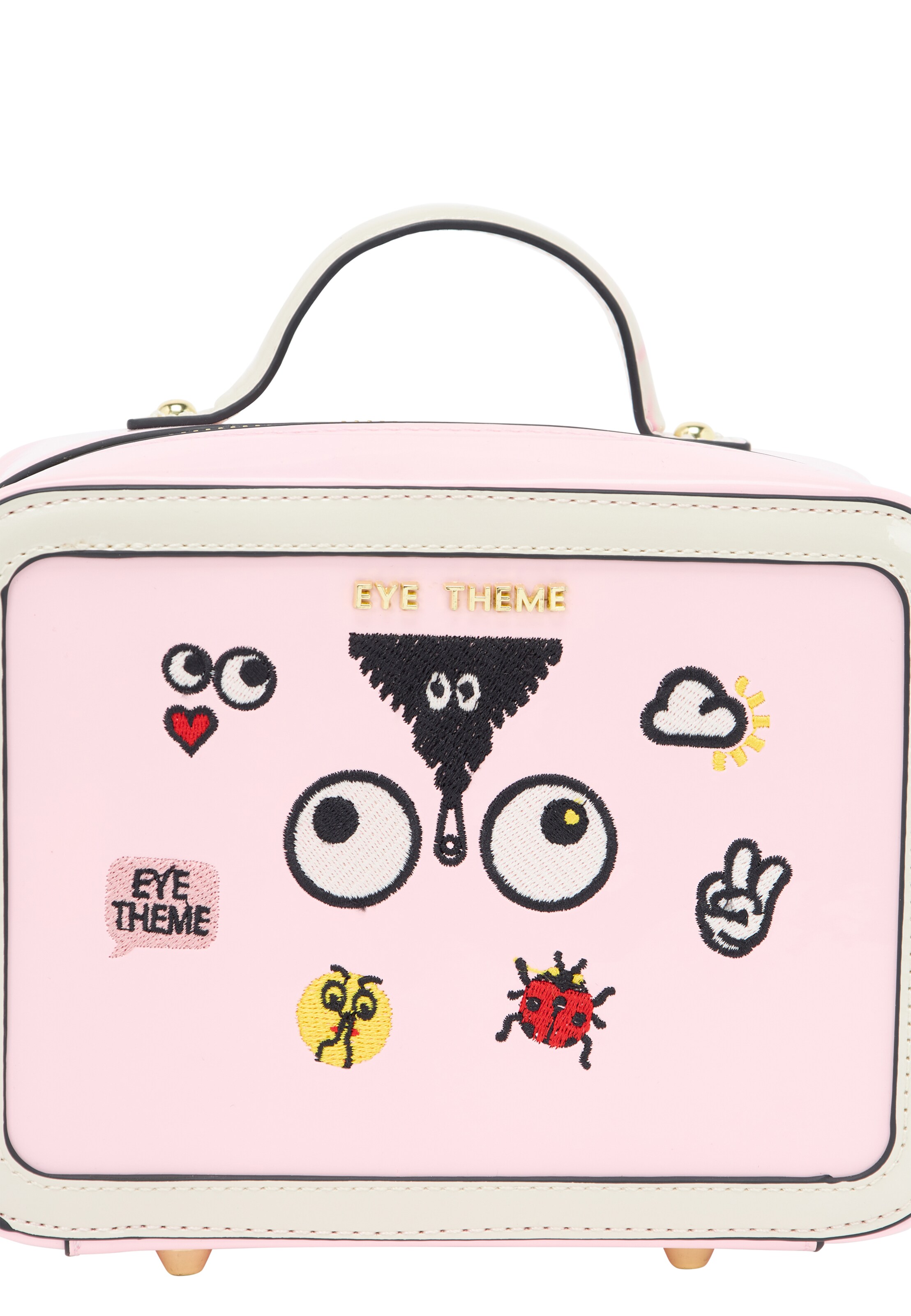MYMO Käsilaukku 'Pop Eyetheme' värissä vaaleanpunainen
