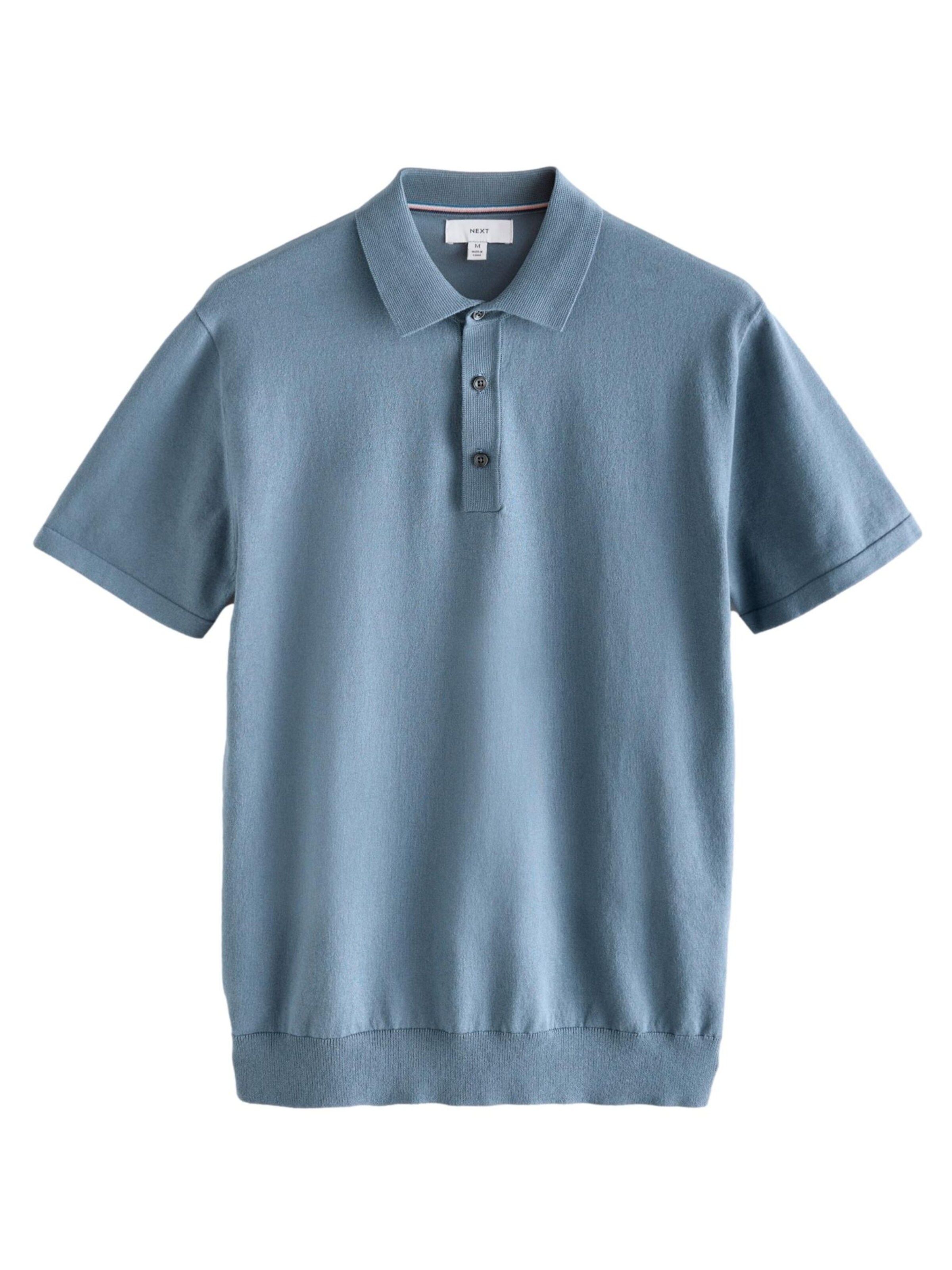 Next Shirt in Blue: front