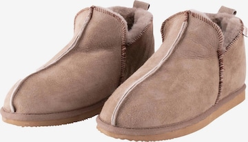 SHEPHERD Pantolette 'Anton' in Beige: Vorderseite
