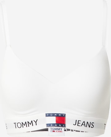Tommy Jeans BH in Wit: voorkant