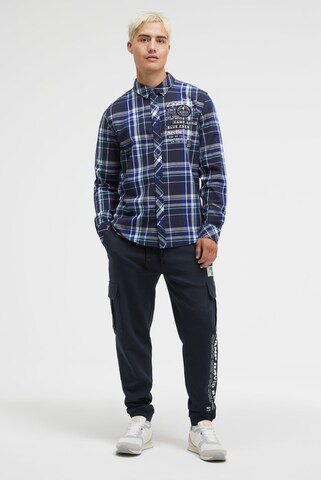 CAMP DAVID Regular fit Button Up Shirt in Blue