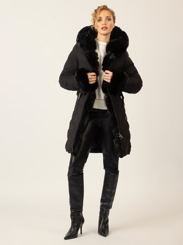 APART Winterjacke in Schwarz