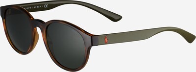 Polo Ralph Lauren Saulesbrilles '0PH4176', krāsa - brūns / tumši zaļš, Preces skats