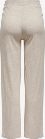 ONLY Wide leg Pants 'NELLA' in Beige