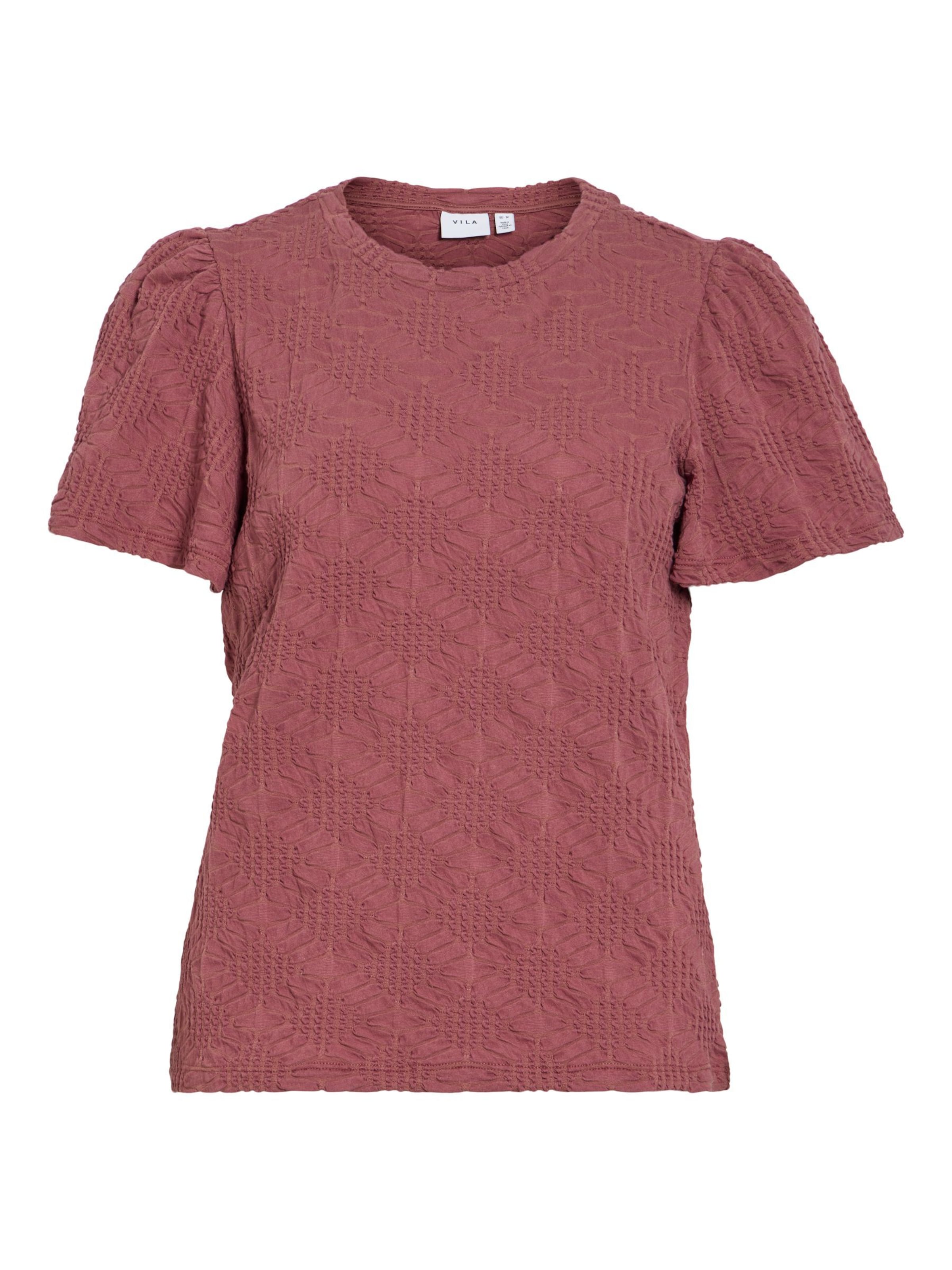 VILA - Blusa en rosa: frente