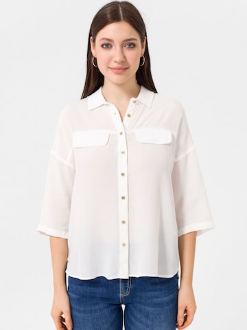 Dandalo Blouse in Beige: front