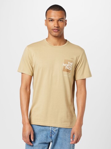 THE NORTH FACE - Camiseta funcional 'FOUNDATION' en verde: frente