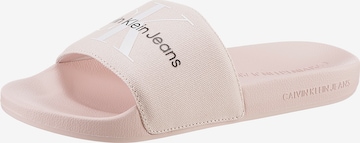 Calvin Klein Jeans Pantolette in Pink: predná strana