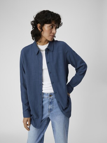 OBJECT Bluse i blå: forside