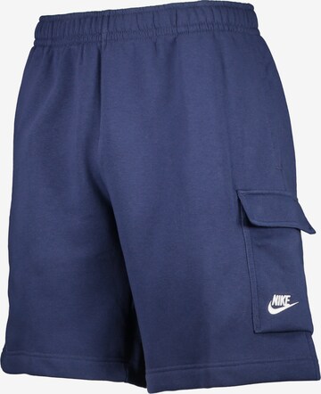 Nike Sportswear Loose fit Cargo trousers in Blue: front