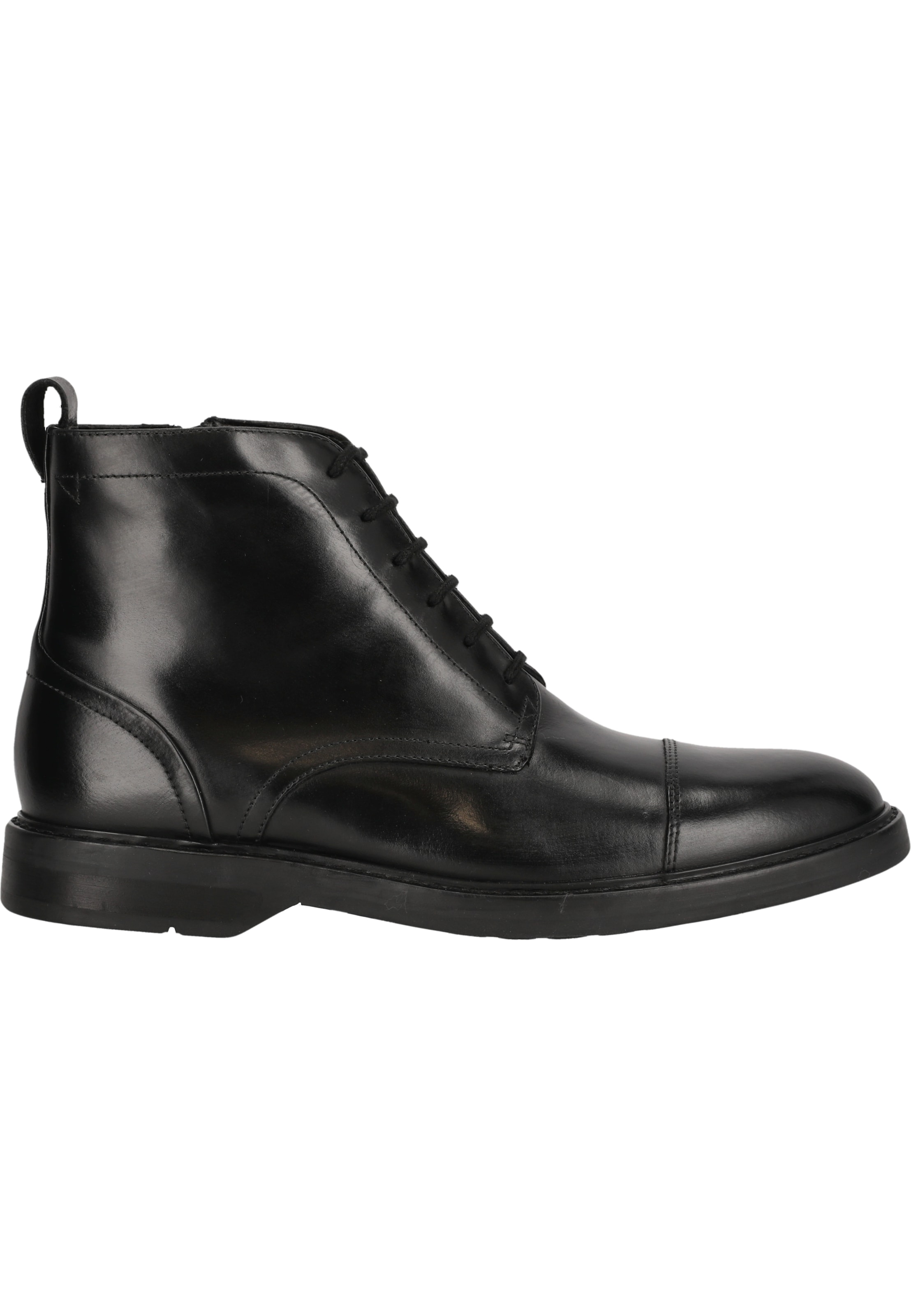 CLARKSČizme na vezanje 'Aldwin Cap' - crna boja