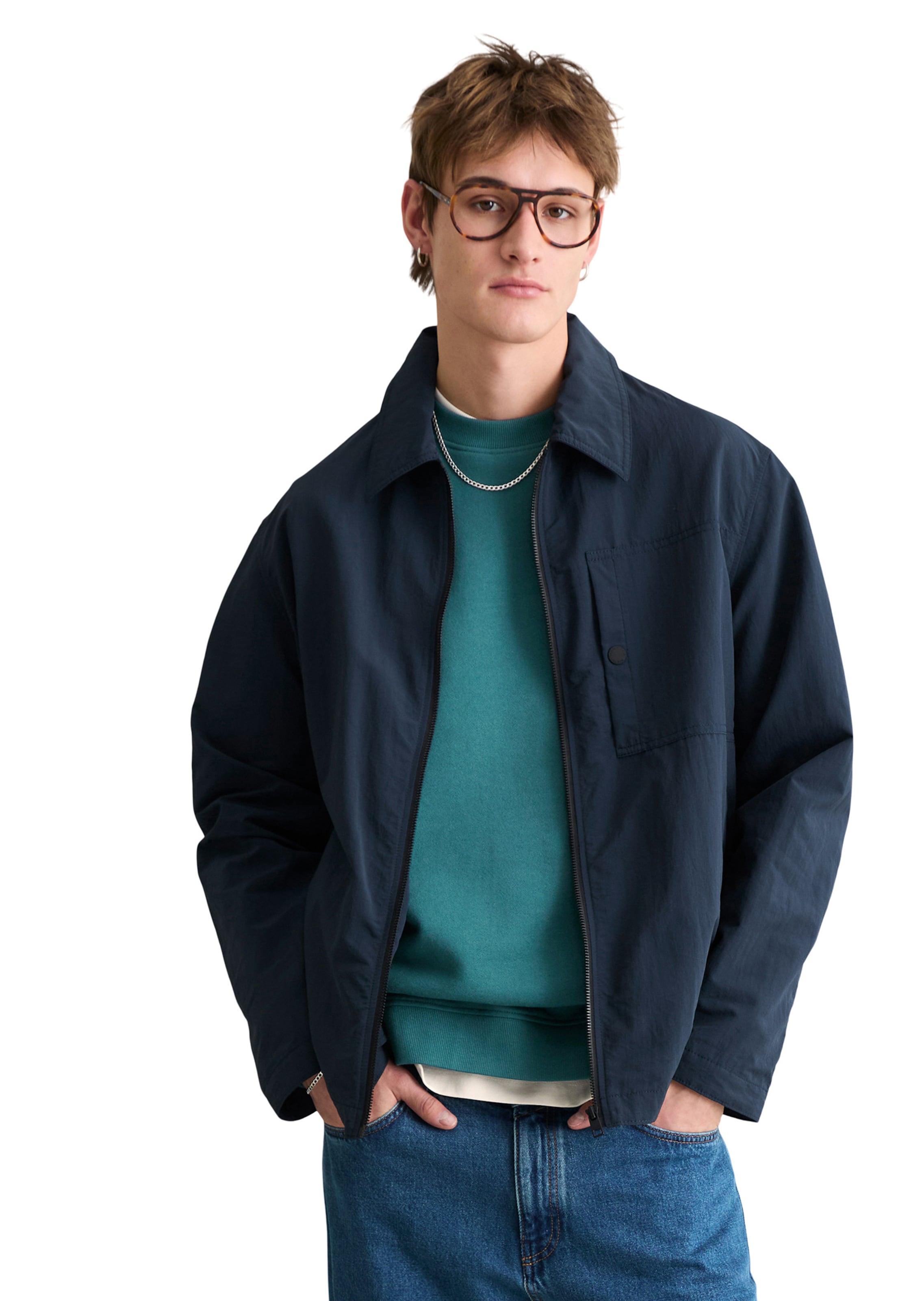 Marc O'Polo DENIM Between-Season Jacket in Blue: front