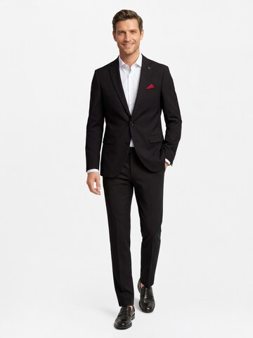 Finshley & Harding London Slim Fit Sakko 'Brixdon' in Schwarz