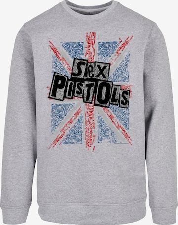 Sweat-shirt 'Sex Pistols Anarchy Flag' F4NT4STIC en gris : devant