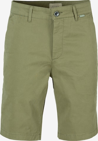 WOTEGA Regular Chinohose 'Spring' in Grün: Vorderseite