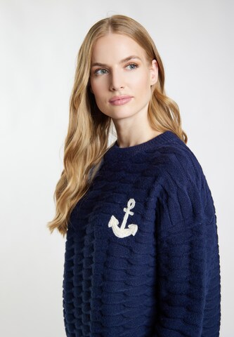 Pull-over DreiMaster Maritim en bleu