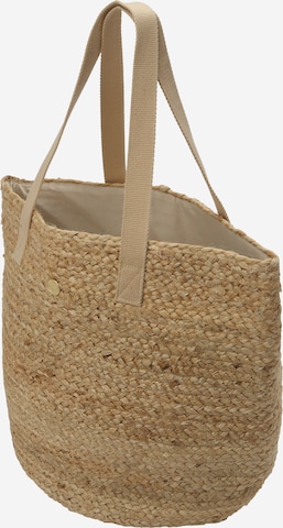 ROXY Beach Bag 'RITUAL KISS' in Beige: front