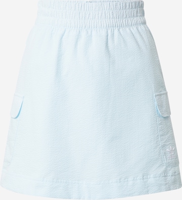 ADIDAS ORIGINALS Skirt 'Adicolor Classics Poplin' in Blue: front