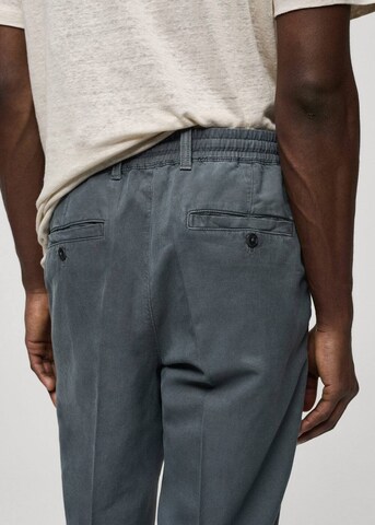 MANGO MAN Normální Kalhoty s puky 'Delave' – modrá