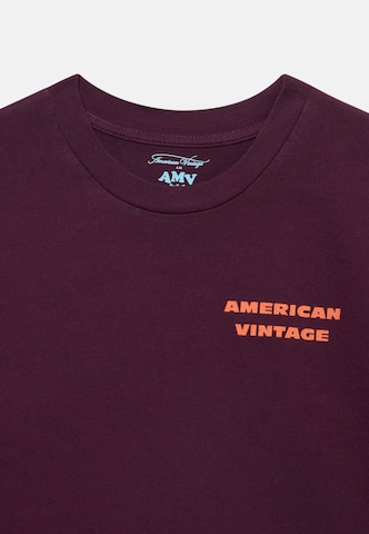 AMERICAN VINTAGE Sweatshirt 'FIZVALLEY' in Purple