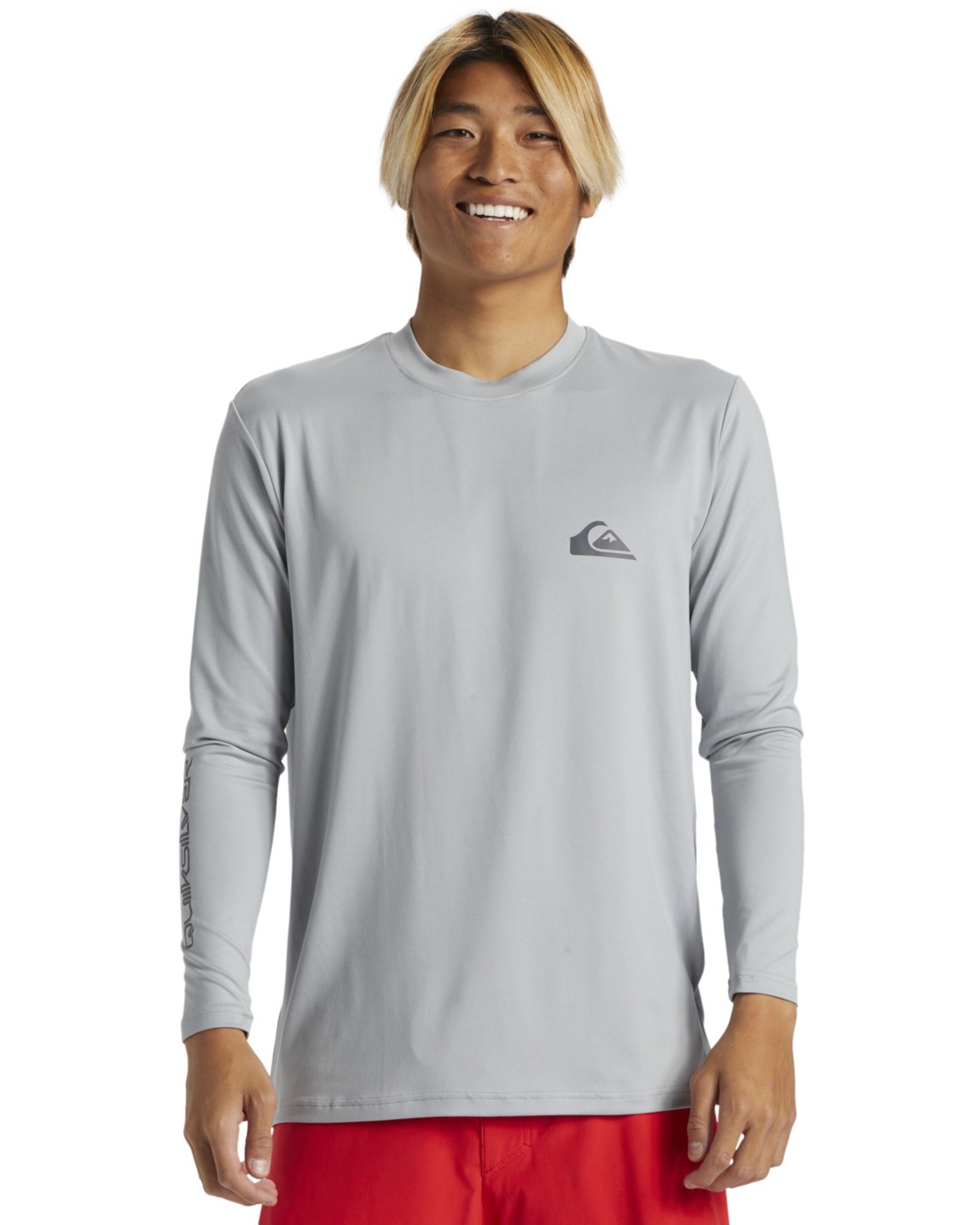 QUIKSILVER Funktionsshirt 'Everyday' in Grau: Vorderseite