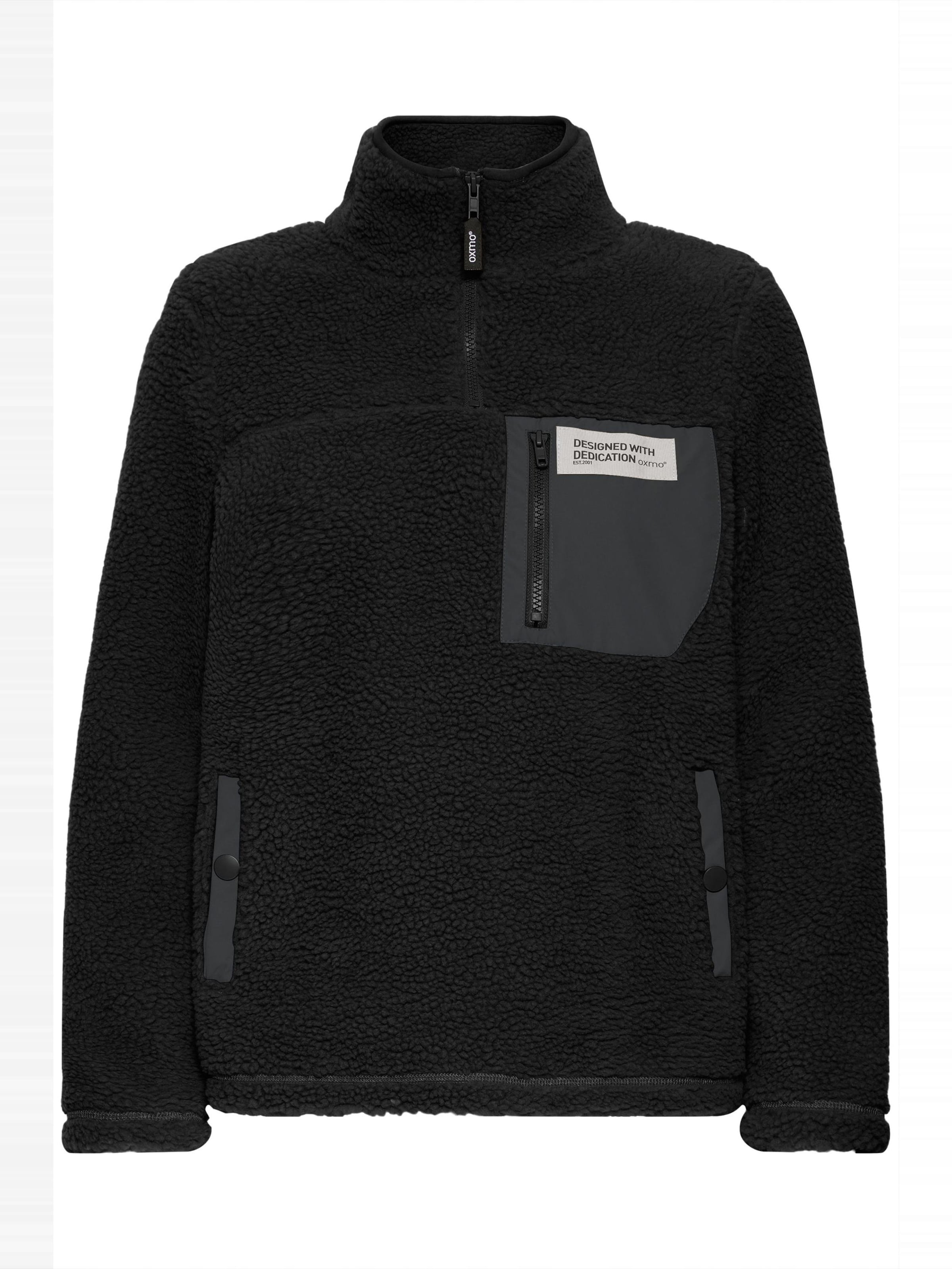 Giacca di mezza stagione 'Abby' di Oxmo in nero: frontale