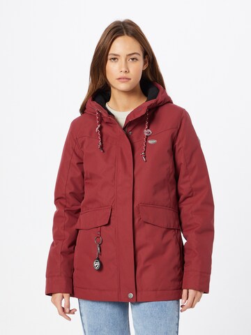 Veste mi-saison 'JAZMIN' Ragwear en rouge : devant