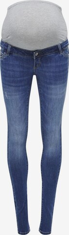 Only Maternity Jeans 'Rose' in Blauw: voorkant